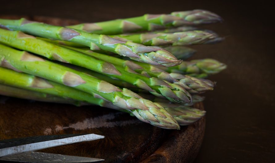 Gratinierter grüner Spargel