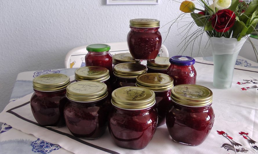 Weihnachtliche Glüh – Kirsch – Marmelade