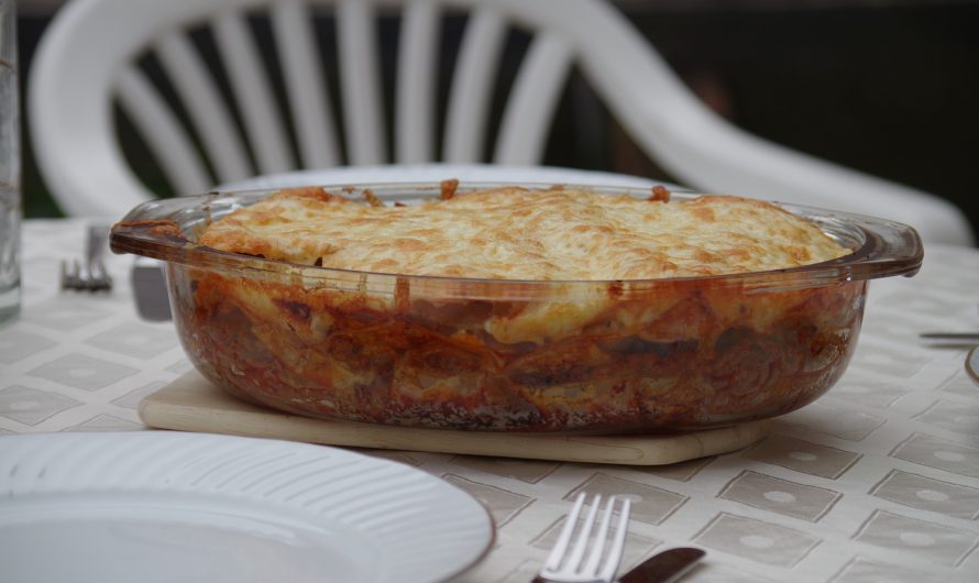 Kürbis-Lasagne mit Tomaten