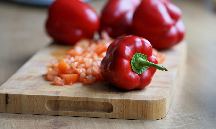 Paprika-Hack-Pfanne mit Reis